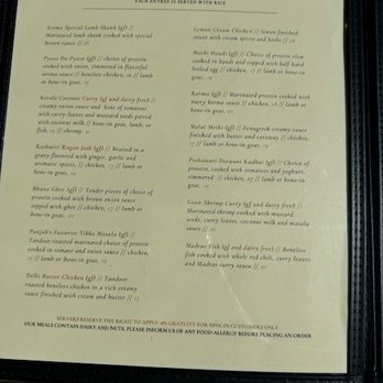 Aroma Experience - Menu, Non-Vegetarian Entrees - Indian Near Me - Carmel, Indiana Aroma Experience - Menu, Non-Vegetarian Entrees - Indian Near Me - Carmel, Indiana