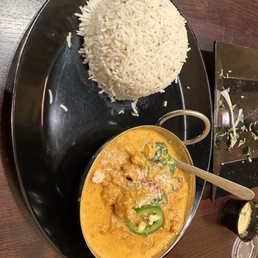 Coconut curry with chicken