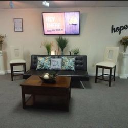 Genesis Church - We love to sit and chat- in small and large groups as we feel comfortable.