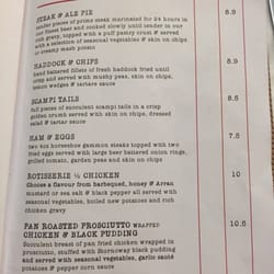 The Swan Inn - Menu