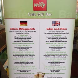 Willy Café ICE Bar - Das indische Angebot.