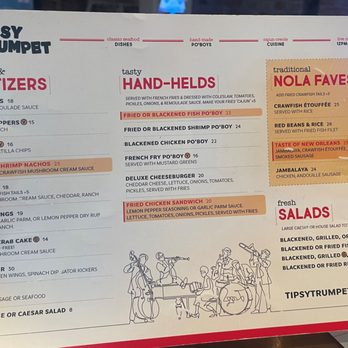 Tipsy Trumpet - Food Menu. - Bars Near Me - New Orleans, Louisiana Tipsy Trumpet - Food Menu. - Bars Near Me - New Orleans, Louisiana