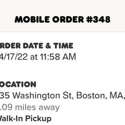 This is my order number and the scene of the crime. I'm fr right now. I really wanted my maple donut.