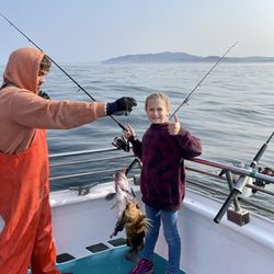 Dockside Charters - We would give 2 thumbs up, but our hands were full!! Great crew and awesome weather, we will be back for sure. Thank you Dockside Charters!!