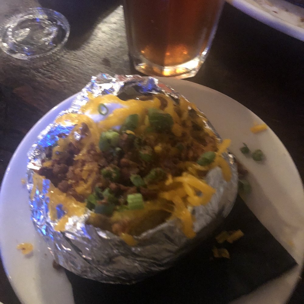 Ransom's Steakhouse - Loaded baked potatoe - Steakhouses Near Me - Montgomery, Texas