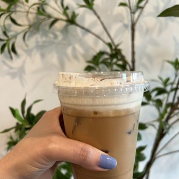 Little Ox Coffee - Salted cream vanilla latte - Coffee & Tea Near Me - Fullerton, California Little Ox Coffee - Salted cream vanilla latte - Coffee & Tea Near Me - Fullerton, California