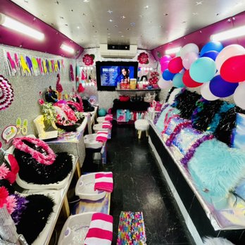 Shine Bright Sparty Bus - Party Bus Rentals Near Me