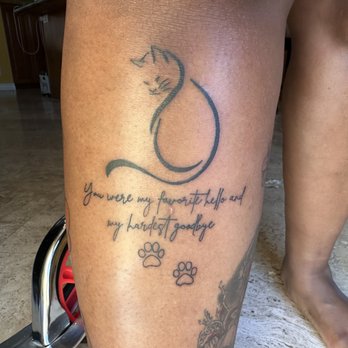 Eden Tattoo Gallery - You were my favor hello and my hardest goodbye - Tattoo Near Me - San Diego, California