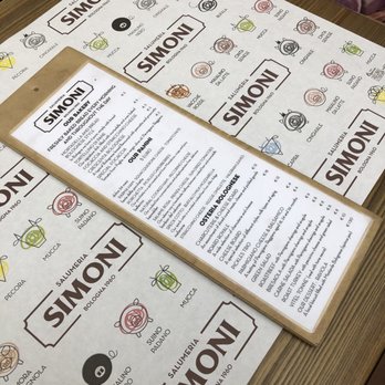 Simoni Laboratorio - English menu - Italian Near Me - Bologna, BO