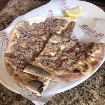 Al-Ameer - Sfeeha (Syrian meat pie) - Middle Eastern Near Me - Dearborn, Michigan Al-Ameer - Sfeeha (Syrian meat pie) - Middle Eastern Near Me - Dearborn, Michigan
