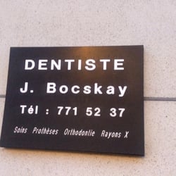 Jean Bocskay - Sign at the building