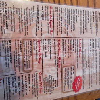 Uncle T's Oyster Bar - Menu - Bars Near Me - Scott, Louisiana Uncle T's Oyster Bar - Menu - Bars Near Me - Scott, Louisiana