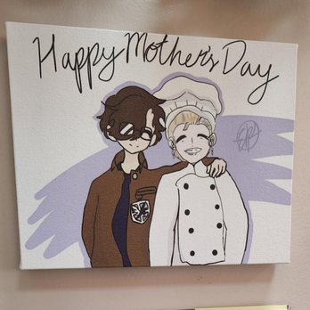 Harvest Kitchen & Bakery - "Assuming" Son's Art? Very talented. - Breakfast & Brunch Near Me - Katy, Texas Harvest Kitchen & Bakery - "Assuming" Son's Art? Very talented. - Breakfast & Brunch Near Me - Katy, Texas