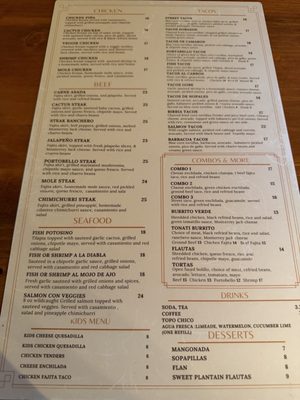 Menu photo 2 Tonati Mexican Grill Katy, TX Menu photo 2 Tonati Mexican Grill Katy, TX