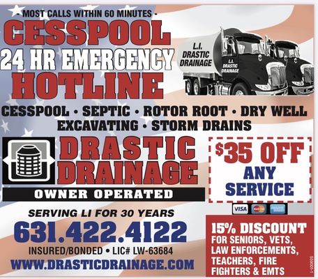 Drastic Drainage Logo