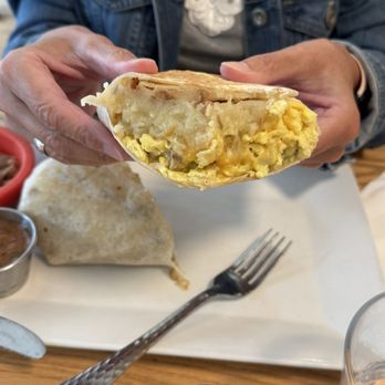 Main Plate - my wife had the breakfast burrito as well with sausage potato egg and cheese on the inside she said it was phenomenal - Breakfast & Brunch Near Me - Hudson, Wisconsin Main Plate - my wife had the breakfast burrito as well with sausage potato egg and cheese on the inside she said it was phenomenal - Breakfast & Brunch Near Me - Hudson, Wisconsin