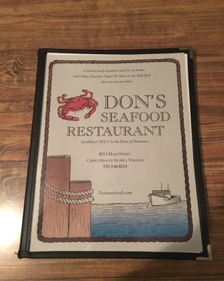 Menu photo 7 Don's Seafood Restaurant Chincoteague, VA Menu photo 7 Don's Seafood Restaurant Chincoteague, VA