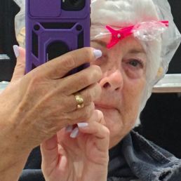 Me getting a permanent