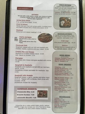 Menu photo 4 Eastland Inn Berea, OH