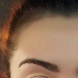 Threading Station - Started out with super thick brows, left with two completely different brows....