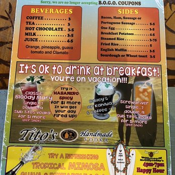 Fred's Mexican Cafe - Menu - Mexican Near Me - Kihei, Hawaii