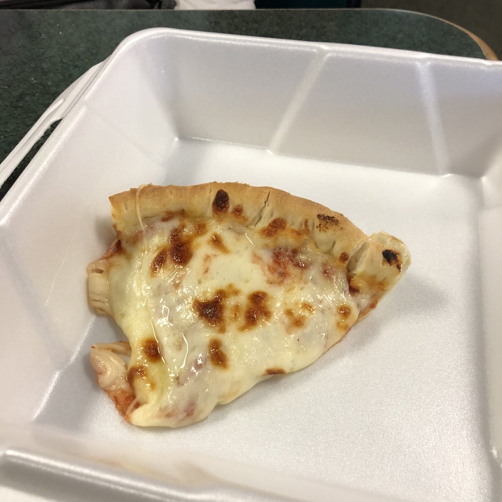 Slice of cheese pizza