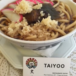 Restaurante Taiyoo - Um dos Udons que são servidos no Taiyoo - cozinha japonesa autêntica, vale a pena conhecer!