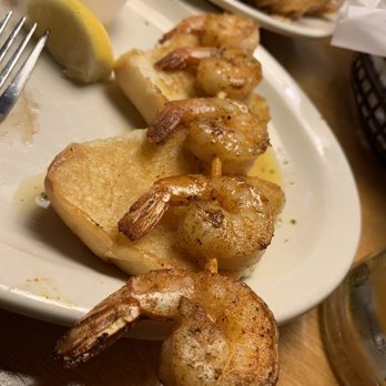 Texas Roadhouse - Grilled shrimp and garlic butter rolls - Steakhouses Near Me - Tomball, Texas