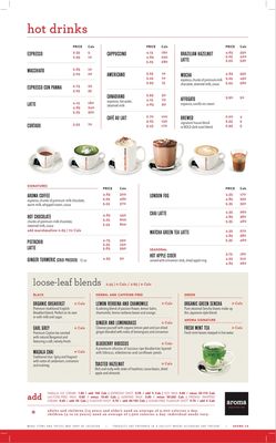 Menu photo 1 Aroma Espresso Bar Toronto, ON Menu photo 1 Aroma Espresso Bar Toronto, ON
