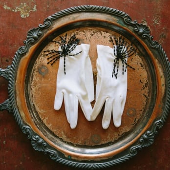 Leslie's Collectibles & Consignment Store - A unique selection of everyday and fancy gloves can be found here and some clever vintage trays. Photography by http://www.lband - Antiques Near Me - Long Beach, California