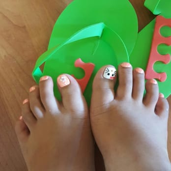 Lovely Nails - My 8 year old daugters cute pedi! - Nail Salons Near Me - Tacoma, Washington Lovely Nails - My 8 year old daugters cute pedi! - Nail Salons Near Me - Tacoma, Washington