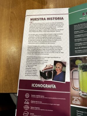 Menu photo 2 La Gorda Corona Guadalajara, JAL