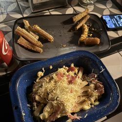 El Mirador - Please find cheese, stick, corn, husk, and horrible potatoes. This place is overrated.