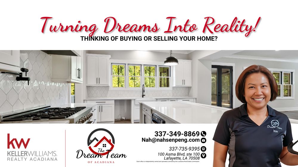 THE DREAM TEAM OF ACADIANA Updated May 2024 Contact Agent 516