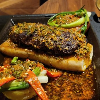 Baldamar - Hanger steak with chimichurri - New American Near Me - Roseville, Minnesota