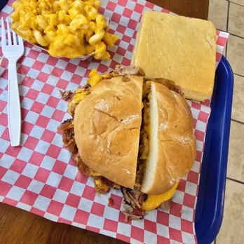 Mark's Hometown'cue - Brisket and Cheddar, cornbread, and Mac n cheese - Barbeque Near Me - Warrensburg, New York Mark's Hometown'cue - Brisket and Cheddar, cornbread, and Mac n cheese - Barbeque Near Me - Warrensburg, New York