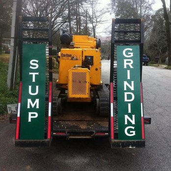 Tree Stump Masters - the back end of a tree stump truck - Landscaping Near Me - Atlanta, Georgia Tree Stump Masters - the back end of a tree stump truck - Landscaping Near Me - Atlanta, Georgia