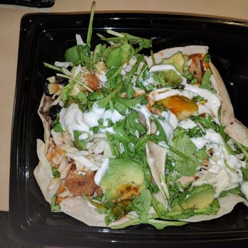Next Level Veggie Grill - Koreatown tacos are mangled beyond belief. do you know what they are supposed to look like? - Vegan Near Me - Pasadena, California
