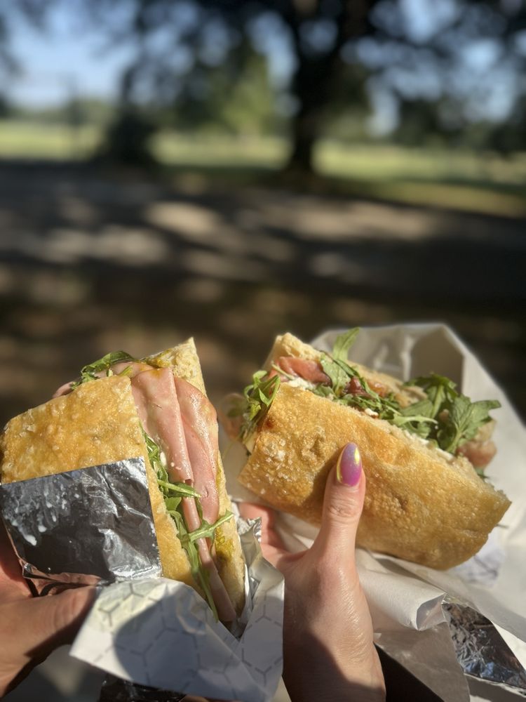 Lunch Sandwich Shop Logo