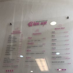 Wax Up - Menu :)