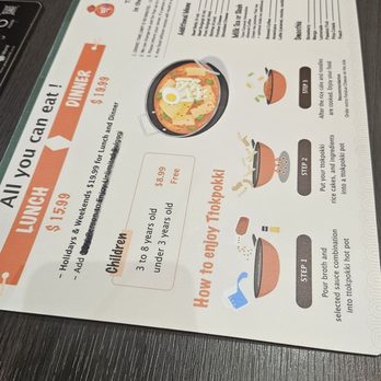 Escape Tteokbokki - Menu - Korean Near Me - Carrollton, Texas
