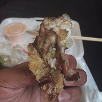 Oishi Japanese Express - This was in my spider roll. There were two of them and it was Disgusting. I am glad I don't have a weak stomach. - Japanese Near Me - Biloxi, Mississippi Oishi Japanese Express - This was in my spider roll. There were two of them and it was Disgusting. I am glad I don't have a weak stomach. - Japanese Near Me - Biloxi, Mississippi