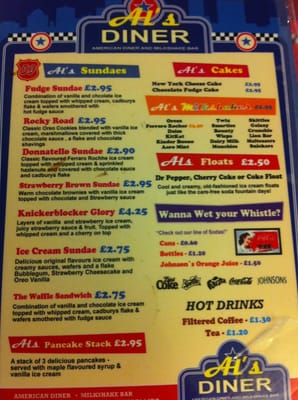 Menu photo 1 Al's Diner Birmingham, XWM