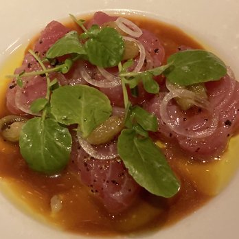 Le Coucou - Tuna carpaccio - French Near Me - New York, New York