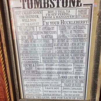 Doc Holliday's Saloon - Bars Near Me - Tombstone, Arizona