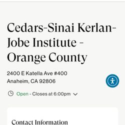 Cedars Sinai - Business information