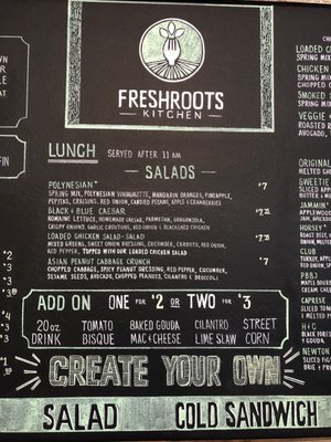 Menu photo 8 Freshroots Kitchen Tallahassee, FL Menu photo 8 Freshroots Kitchen Tallahassee, FL