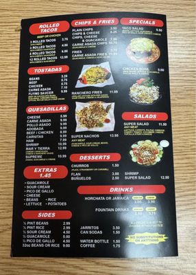 Menu photo 1 Super Oscar's Mexican Food Phoenix, AZ Menu photo 1 Super Oscar's Mexican Food Phoenix, AZ