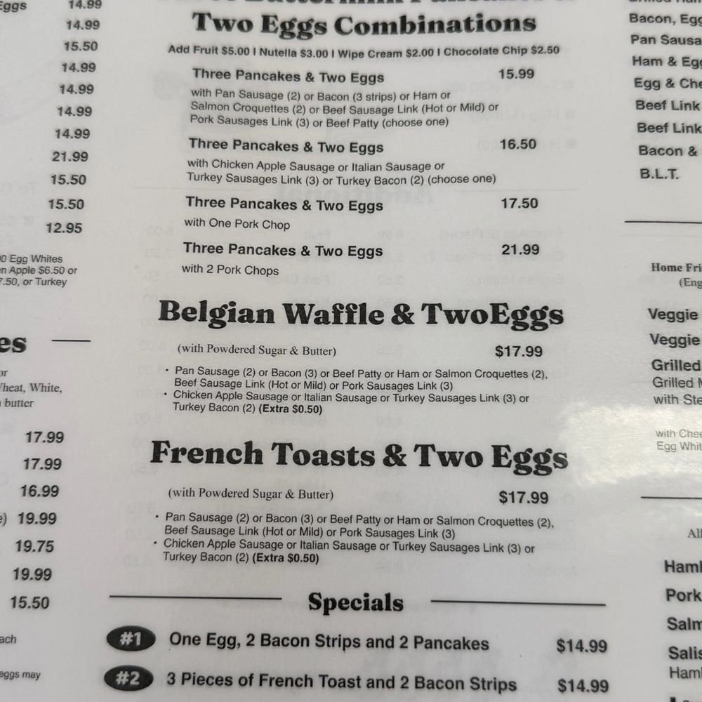 Eddie's Cafe - Menu - Breakfast & Brunch Near Me - San Francisco, California