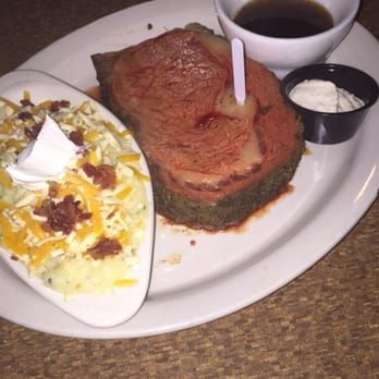 The Brass Rail - Prime rib with loaded potatoes. Wonderful! - American Near Me - O'Fallon, Missouri The Brass Rail - Prime rib with loaded potatoes. Wonderful! - American Near Me - O'Fallon, Missouri